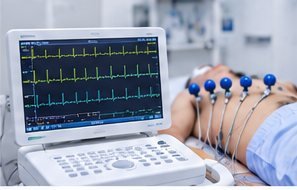 ECG EKG medical laboratory test photograph