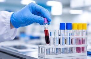 ESR medical laboratory test photograph