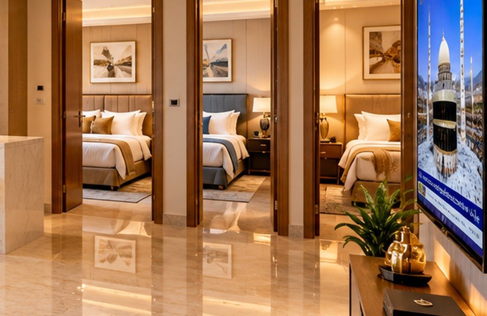 Serviced apartment bedroom