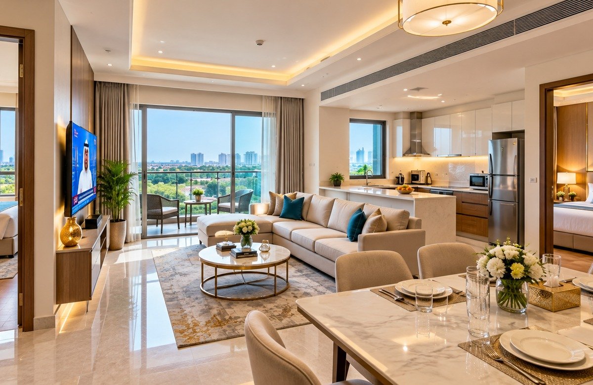 Furnished service apartment