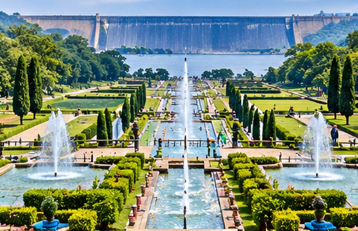 KRS / Brindavan Gardens tourist attraction