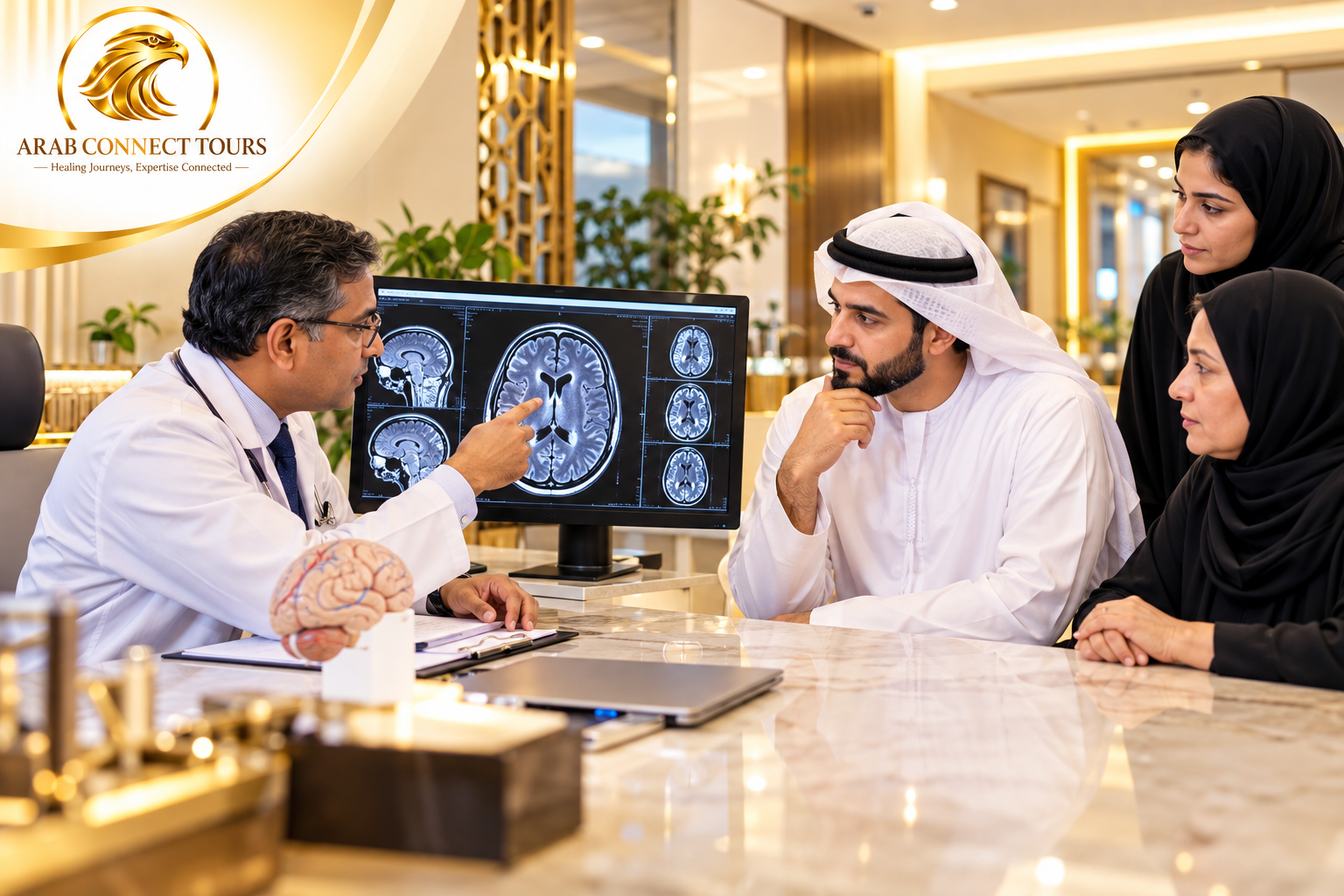 Doctor consulting patient - Stroke care